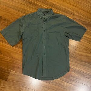 Browning Men's Olive Button-Down Shirt size L